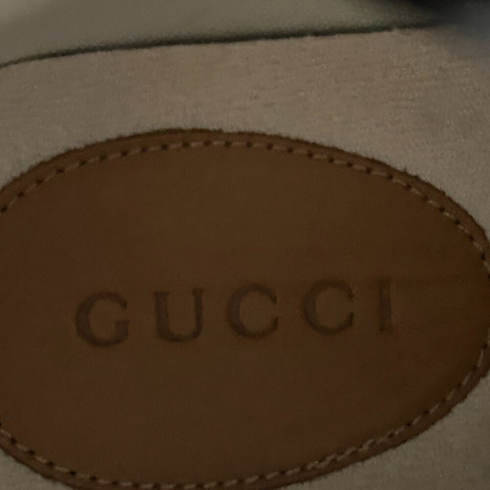 NWT GUCCI authentic Men's Interlocking G high-top sneaker size 8.5 - Picture 9 of 16